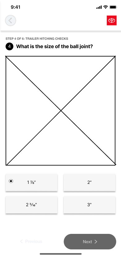 Mid-fi size confirmation